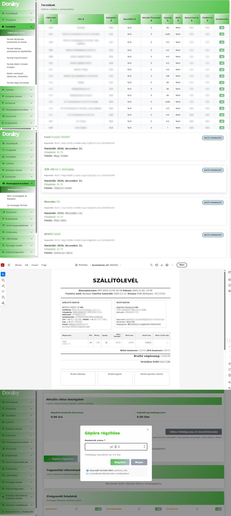 Testre szabható platform